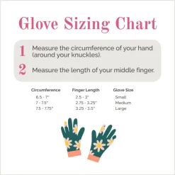 Floral Arm-Saver Garden Gloves