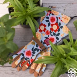 Floral Arm-Saver Garden Gloves