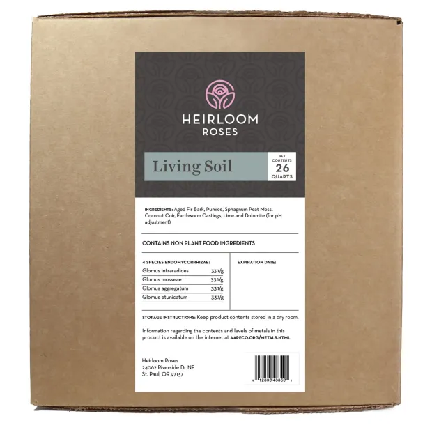 Heirloom Roses Living Soil
