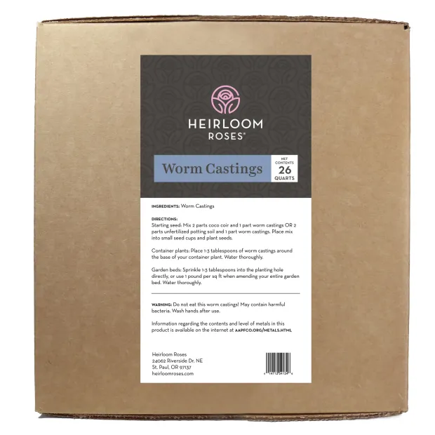 Heirloom Roses Worm Castings