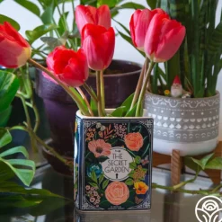 Secret Garden Book Vase